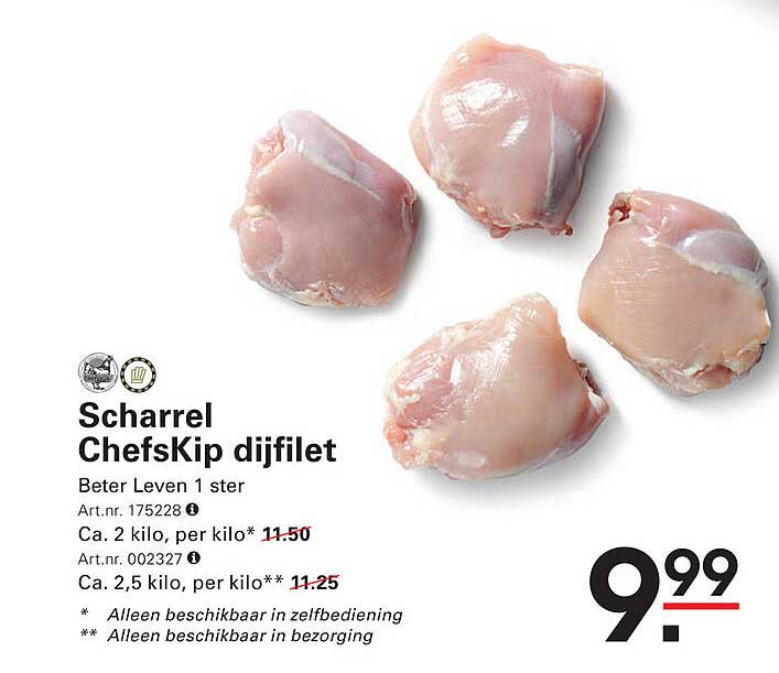 Scharrel ChefsKip dijfilet