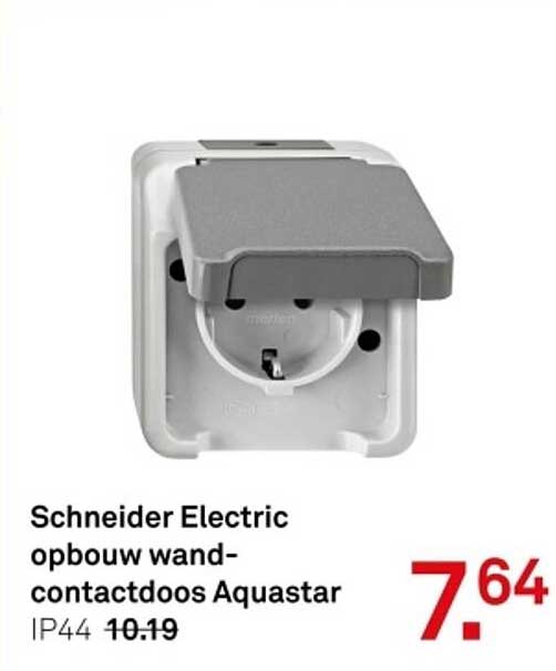 Schneider Electric opbouw wand-contactdoos Aquastar