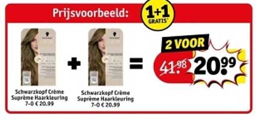 Schwarzkopf Crème Suprème Haarkleuring 7-0 € 20.99