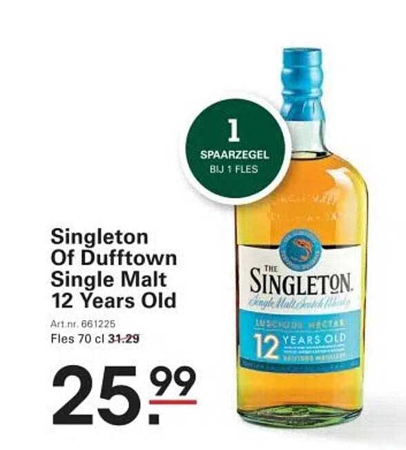 Singleton Of Dufftown Single Malt 12 Years Old