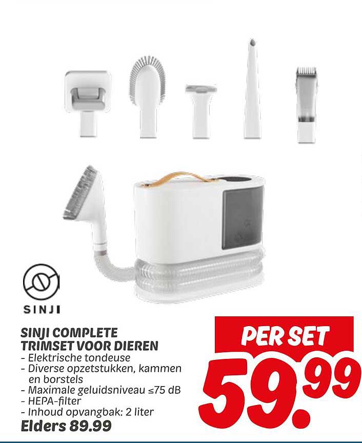 SINJI COMPLETE TRIMSET VOOR DIEREN