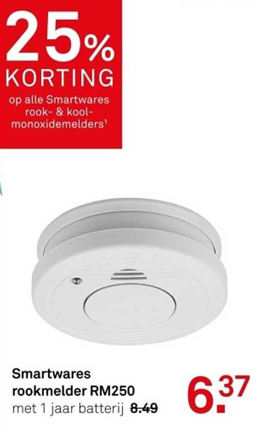 Smartwares rookmelder RM250