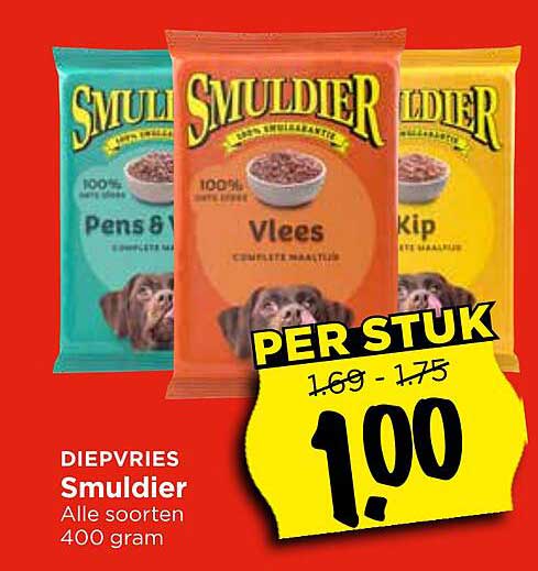 Smulder Diepvries - Alle soorten 400 gram