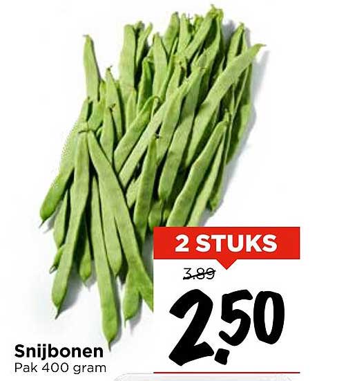 Snijbonen 2 stuks
