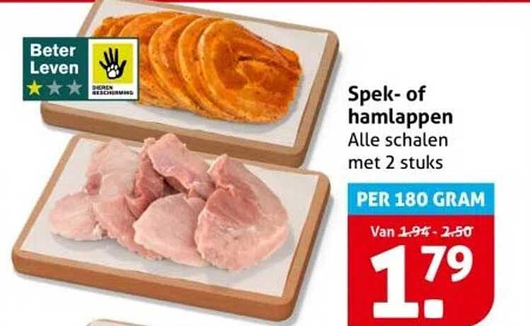 Spek- of hamlappen