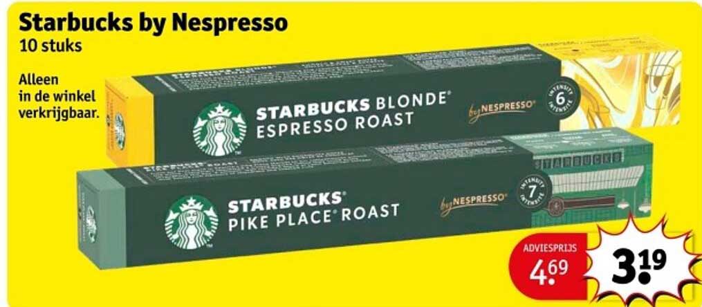 Starbucks by Nespresso 10 stuks