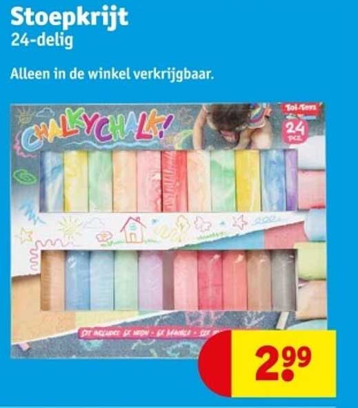 Stoepkrijt 24-delig