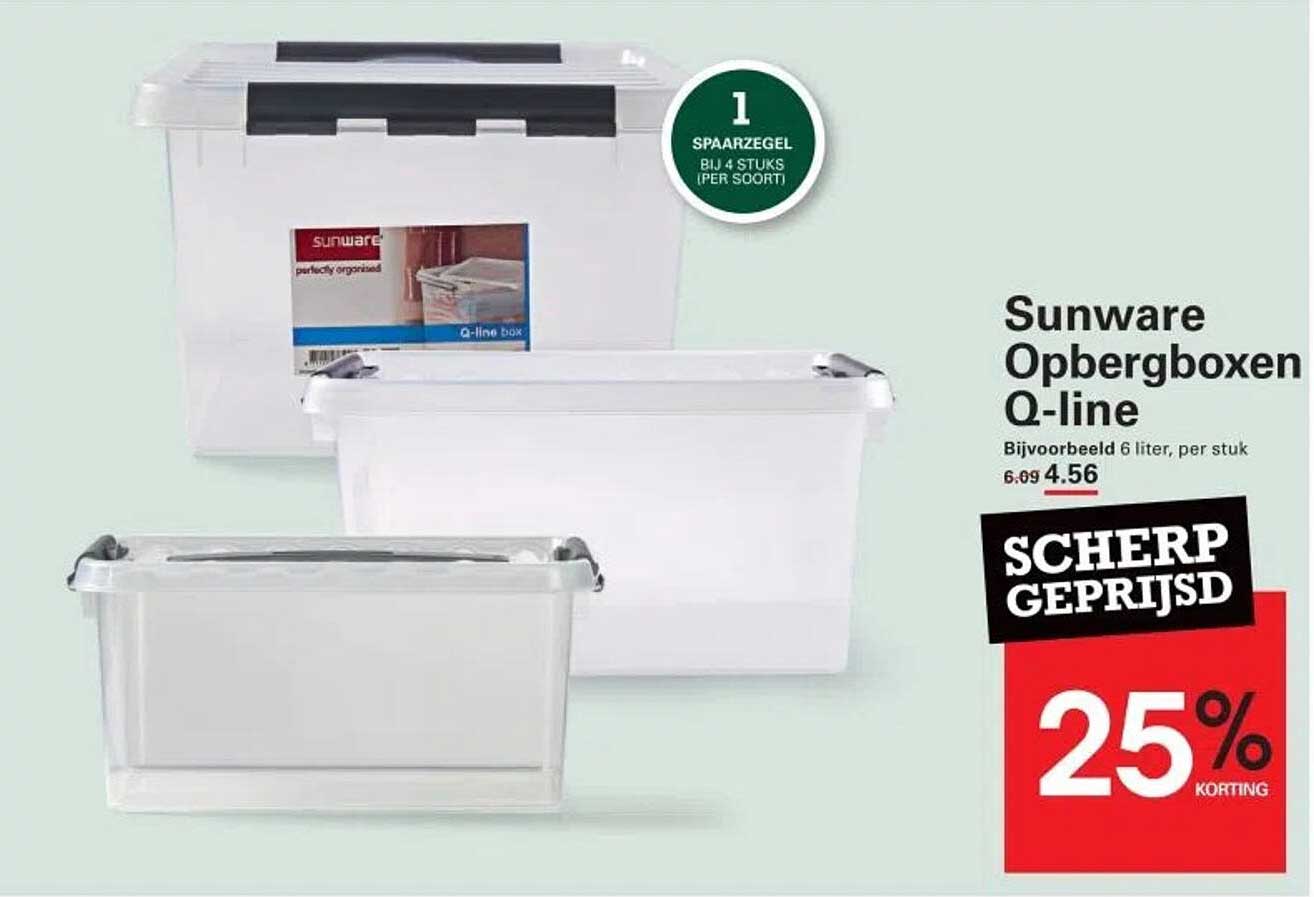 Sunware Opbergboxen Q-line