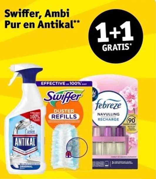 Swiffer, Ambi Pur en Antikal** 1+1 GRATIS*