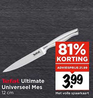 Tefal Ultimate Universeel Mes 12 cm