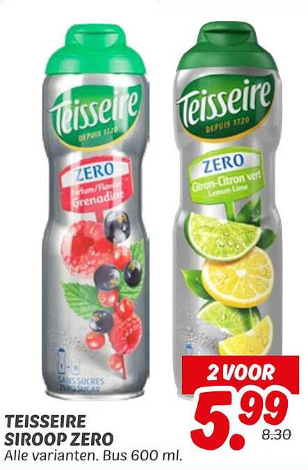 TEISSEIRE SIROOP ZERO