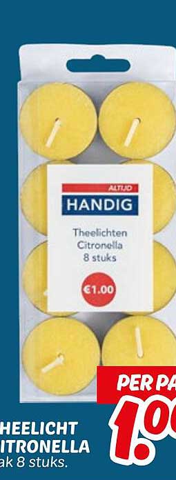 THEElicht Citronella 8 stuks
