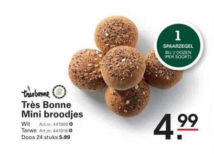Très Bonne Mini broodjes