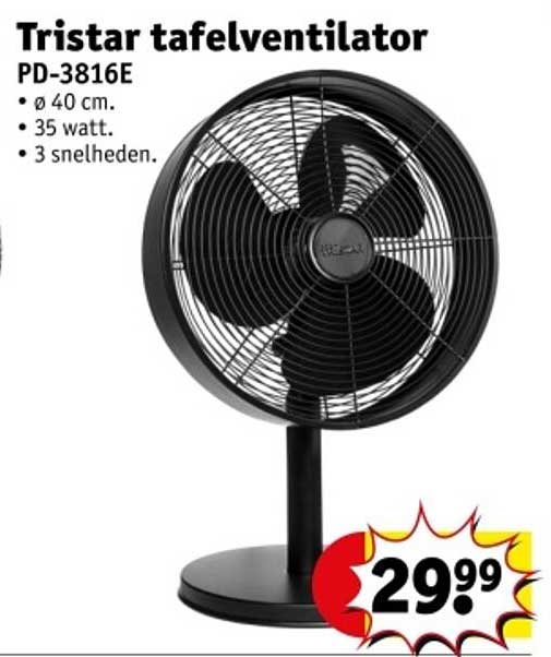 Tristar tafelventilator PD-3816E