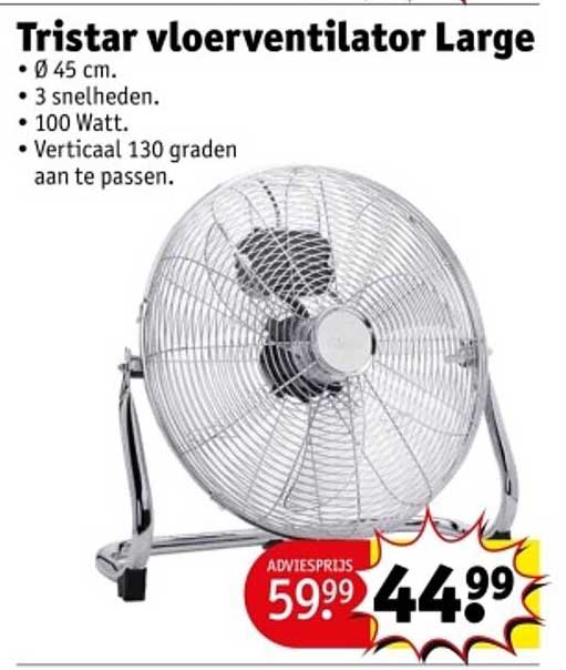Tristar vloerventilator Large