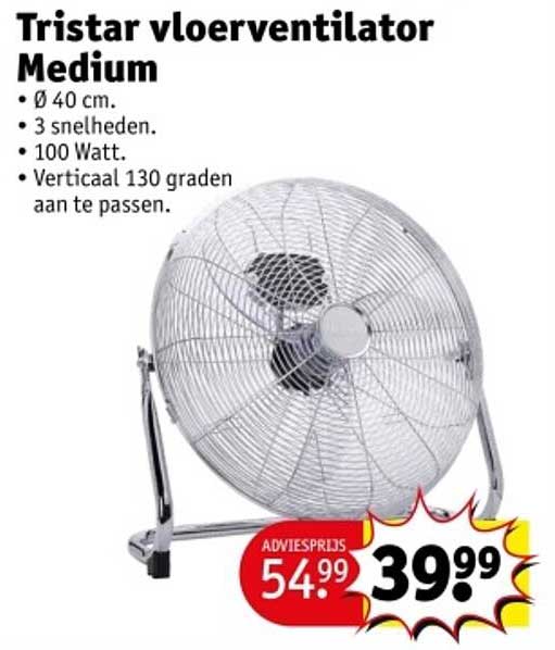 Tristar vloerventilator Medium