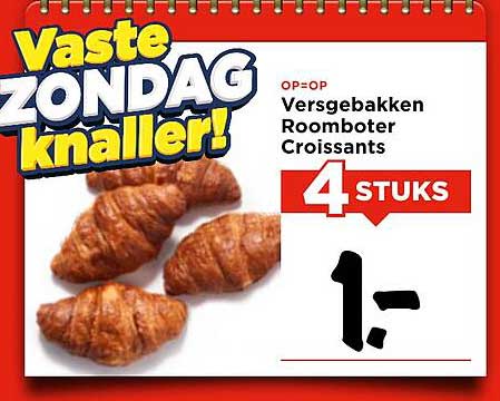 Versgebakken Roomboter Croissants