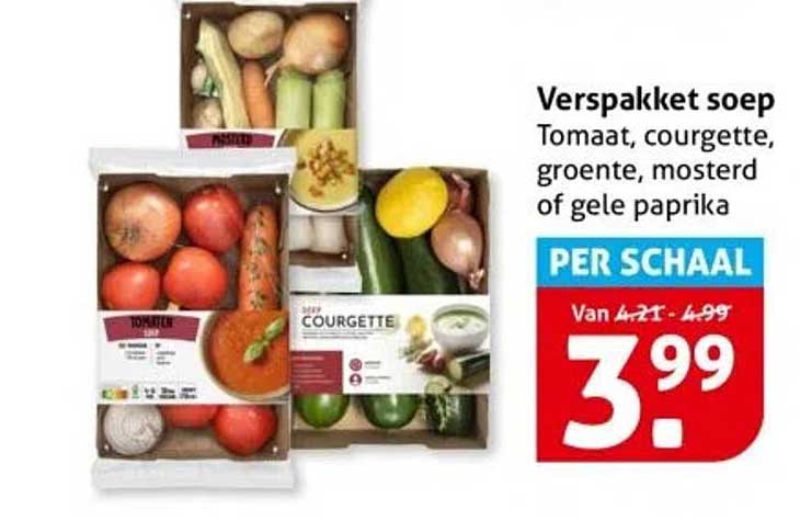 Verspakket soep
