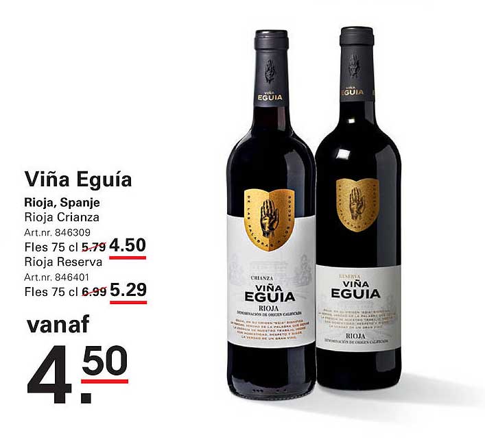 Viña Eguía Rioja Crianza en Reserva