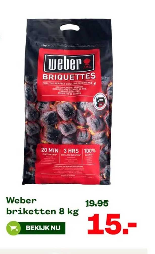 Weber briketten 8 kg