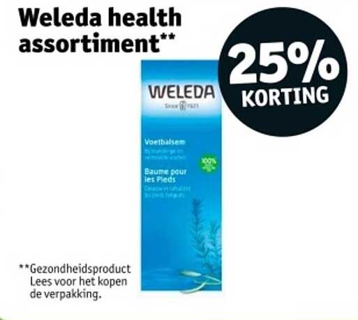 Weleda health assortiment**
