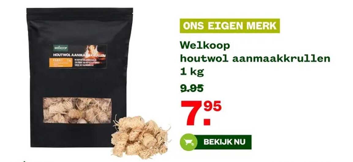 Welkoop houtwol aanmaakkrullen 1 kg