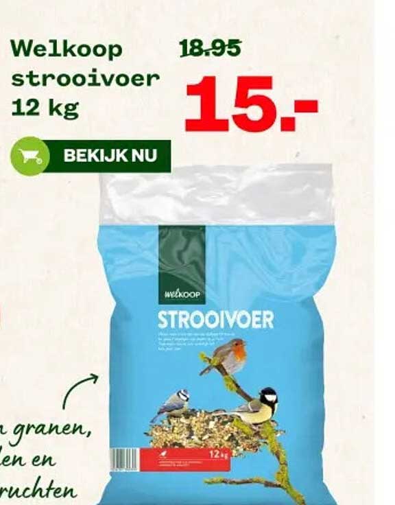 Welkoop strooivoer 12 kg