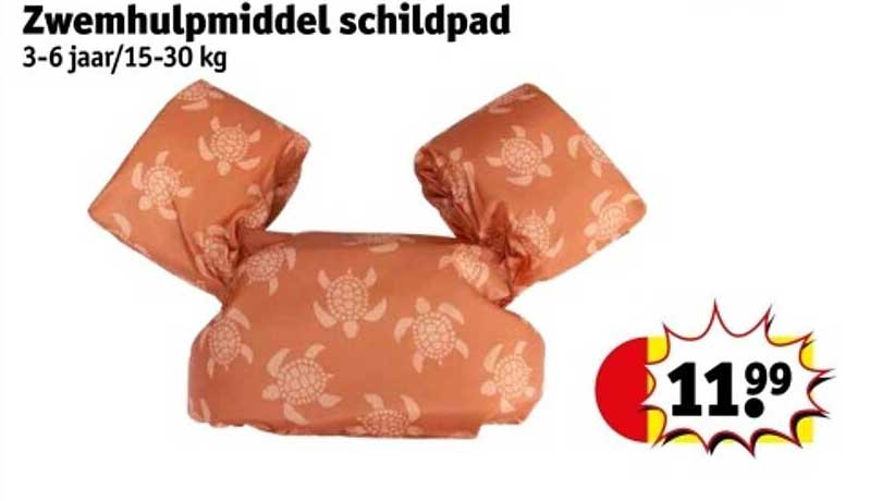 Zwemhulpmiddel schildpad 3-6 jaar/15-30 kg