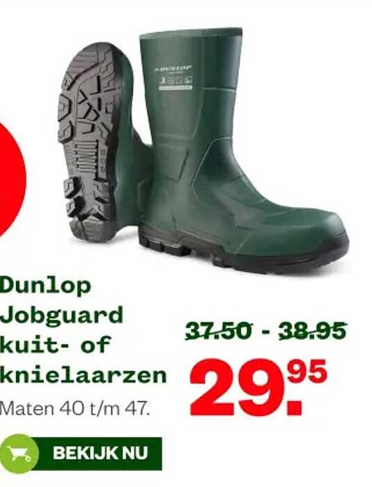 Dunlop Jobguard kuit- of knielaarzen