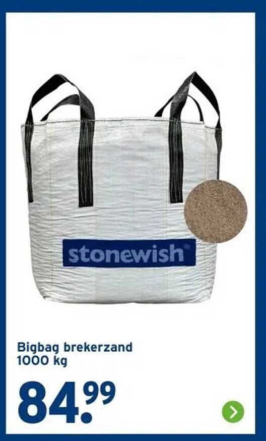 Bigbag brekerzand 1000 kg