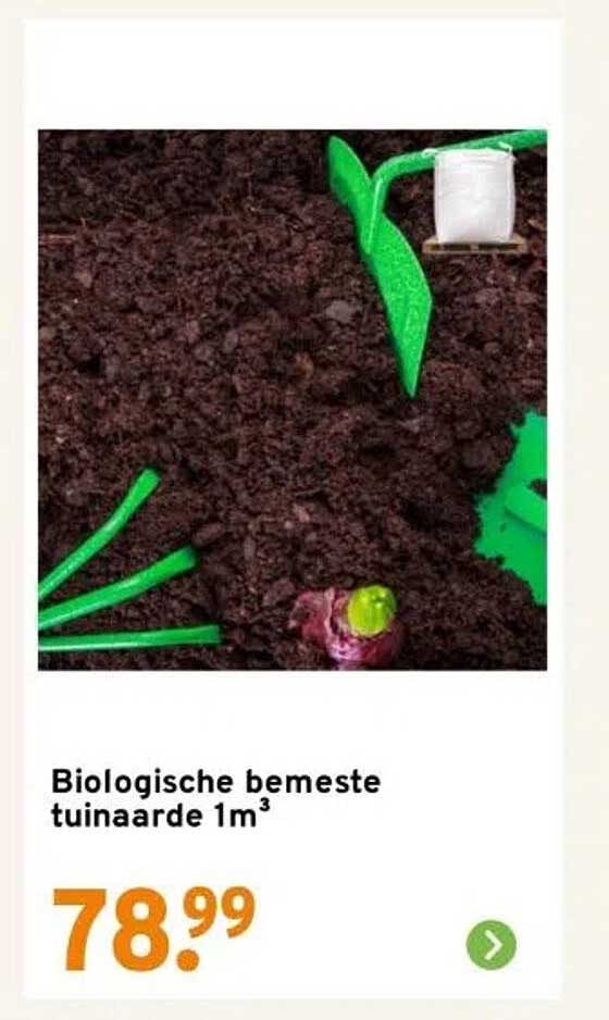 Biologische bemeste tuinaarde 1m³