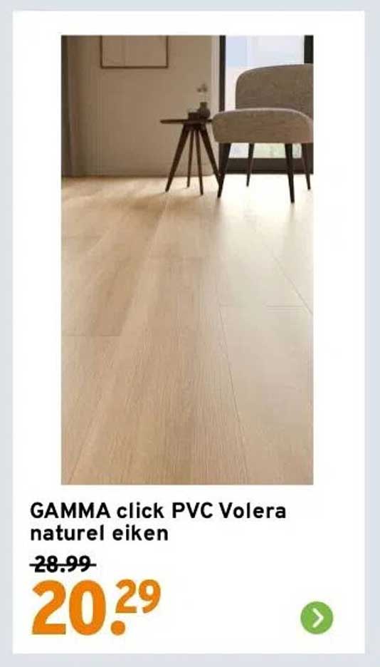 GAMMA click PVC Volera naturel eiken