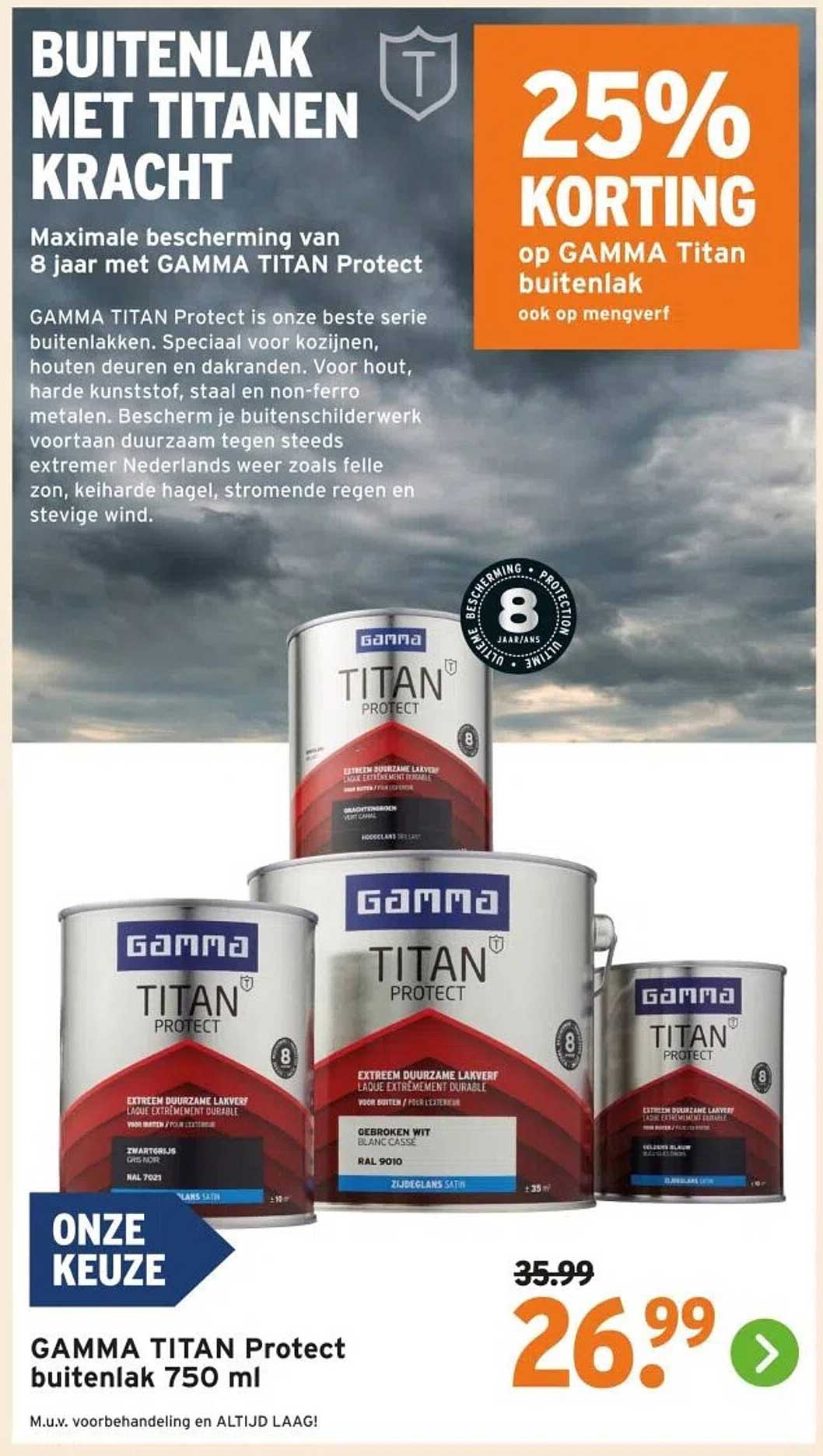 GAMMA TITAN Protect buitenlak 750 ml