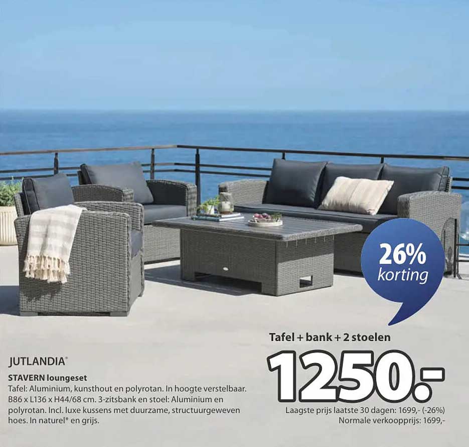 JUTLANDIA® STAVERN loungeset
