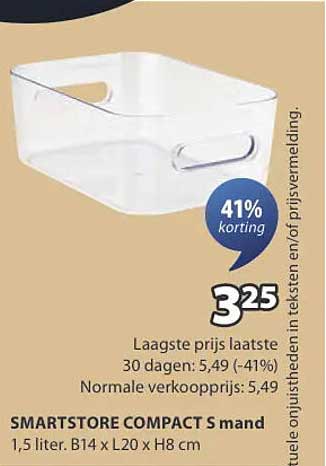 SMARTSTORE COMPACT S mand 1,5 liter