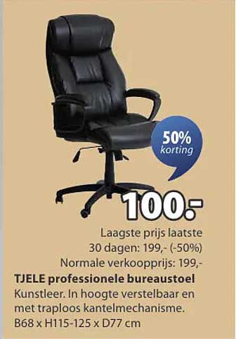 TJELE professionele bureaustoel