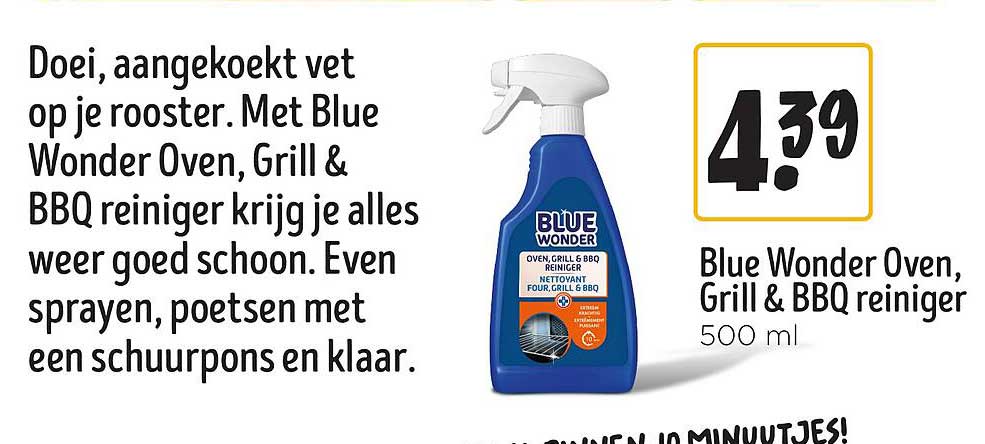 Blue Wonder Oven, Grill & BBQ reiniger