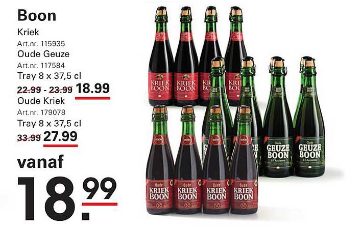 Boon Kriek Oude Geuze Oud Kriek vanaf
