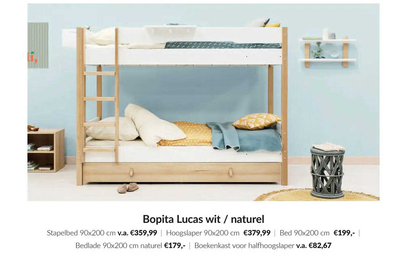 Bopita Lucas wit / naturel