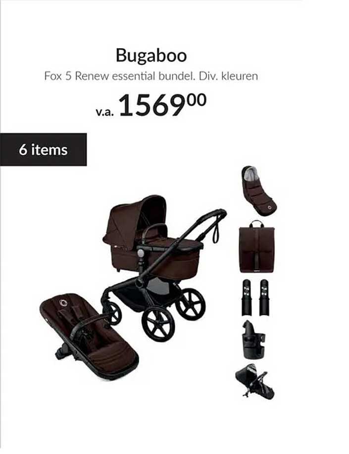 Bugaboo Fox 5 Renew essential bundel. Div. kleuren