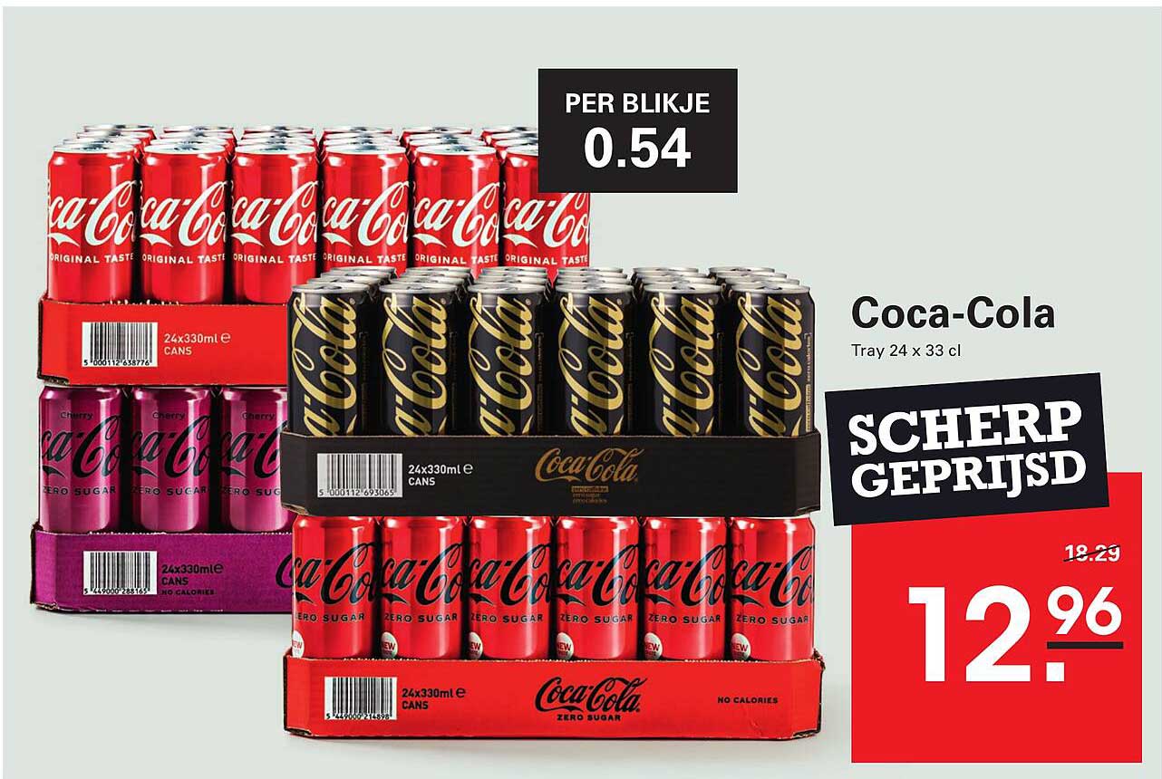 Coca-Cola Tray 24 x 33 cl
