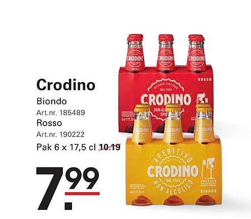 Crodino Biondo Rosso