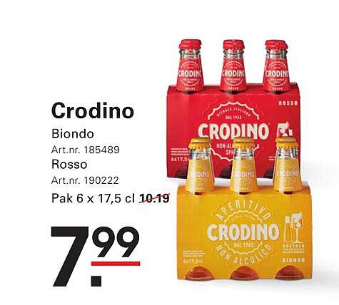 Crodino Biondo Rosso