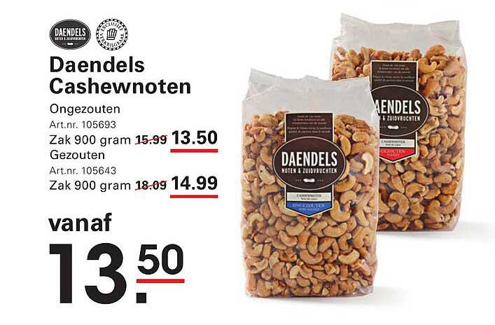 Daendels Cashewnoten