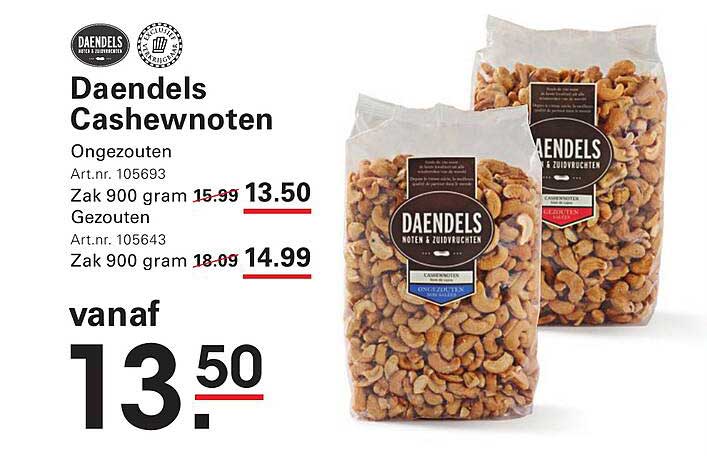 Daendels Cashewnoten