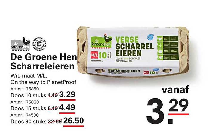 De Groene Hen Scharreleieren