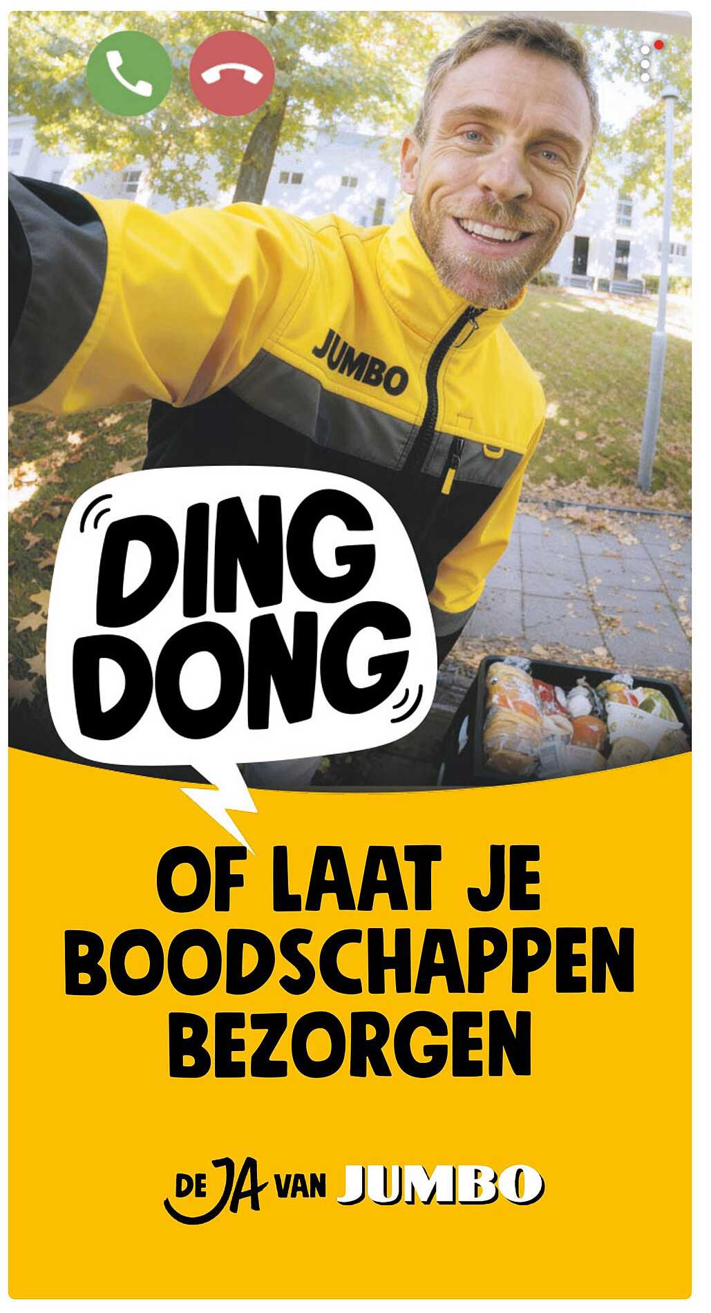 DING DONG OF LAAT JE BOODSCHAPPEN BEZORGEN