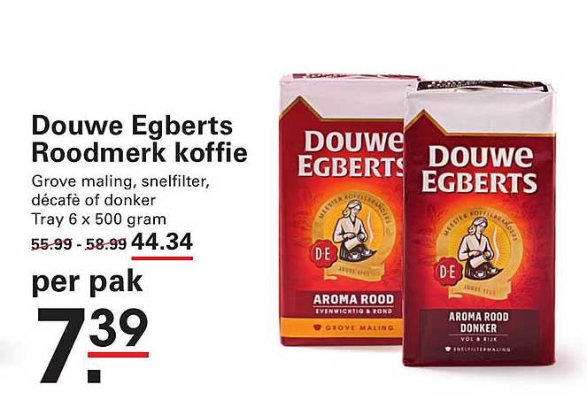 Douwe Egberts Roodmerk koffie