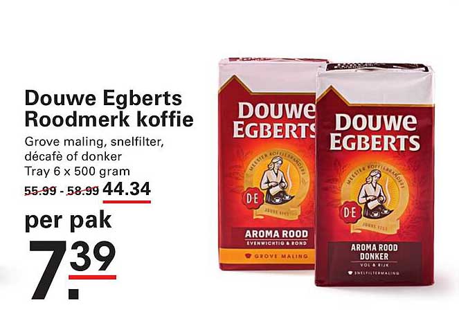 Douwe Egberts Roodmerk koffie