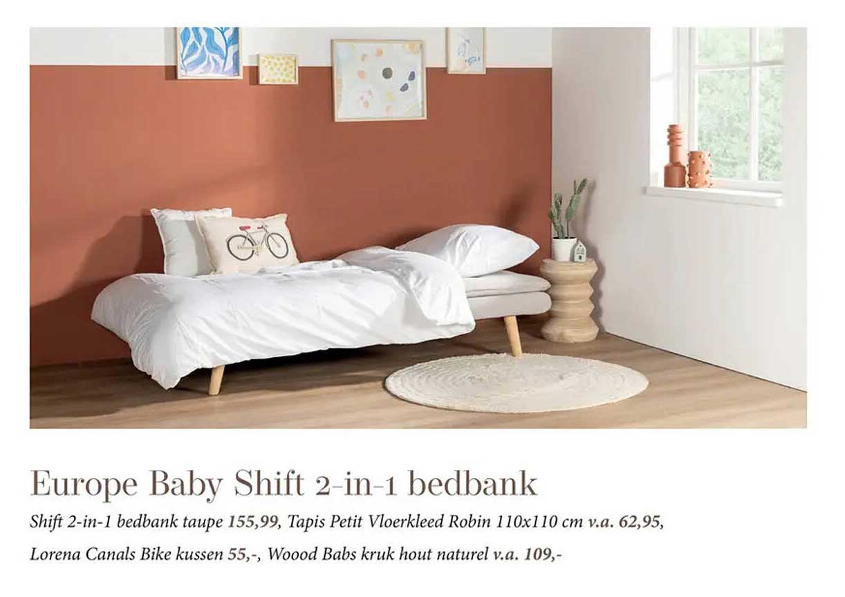 Europe Baby Shift 2-in-1 bedbank